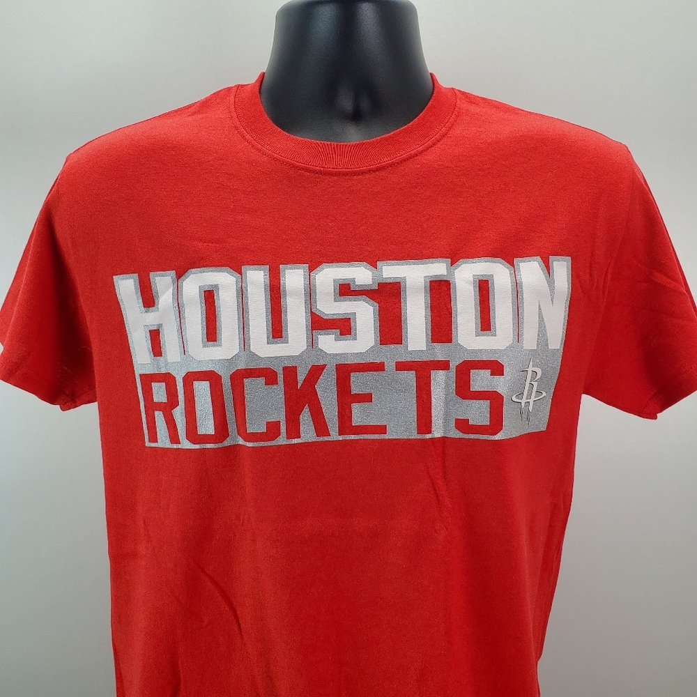 NBA Houston Rockets Basketball James Harden Tee Shirt Jersey Small Red - Picture 3 of 10